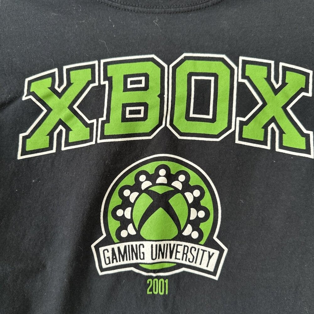 XBOX‎ Shirt Mens S Gaming University 2001 Gamer Microsoft Halo Retro